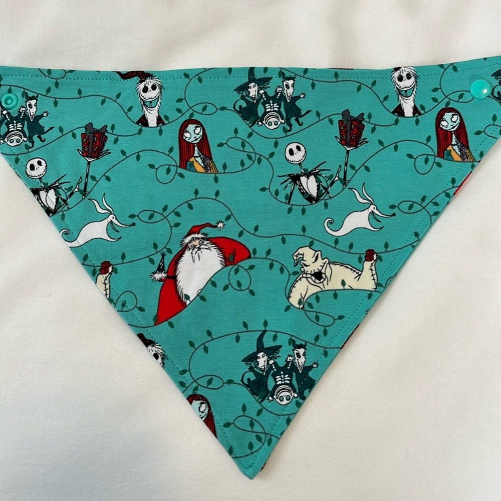 Nightmare before Christmas baby bandana bib